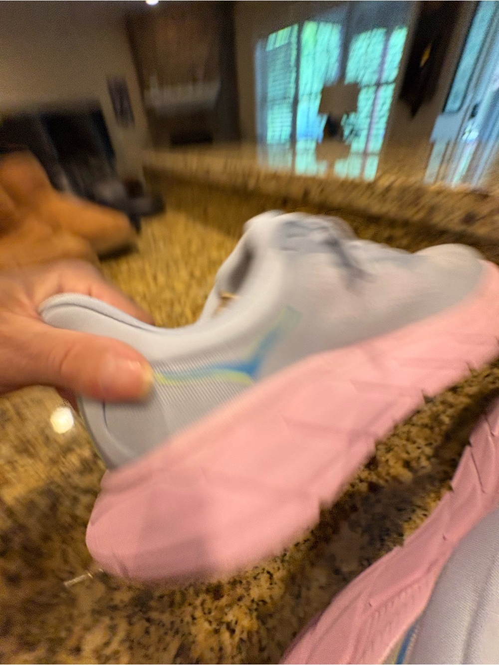 HOKA Arahi 7 Women’s Running Shoes Gull Pink Twilight Size 11 B Sneakers Grey - Picture 9 of 11